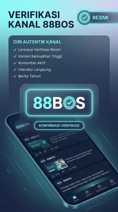 Tampilan kanal resmi 88bos