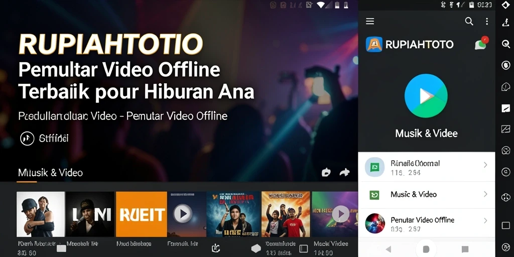 Tampilan antarmuka aplikasi RUPIAHTOTO yang sederhana dan fungsional.